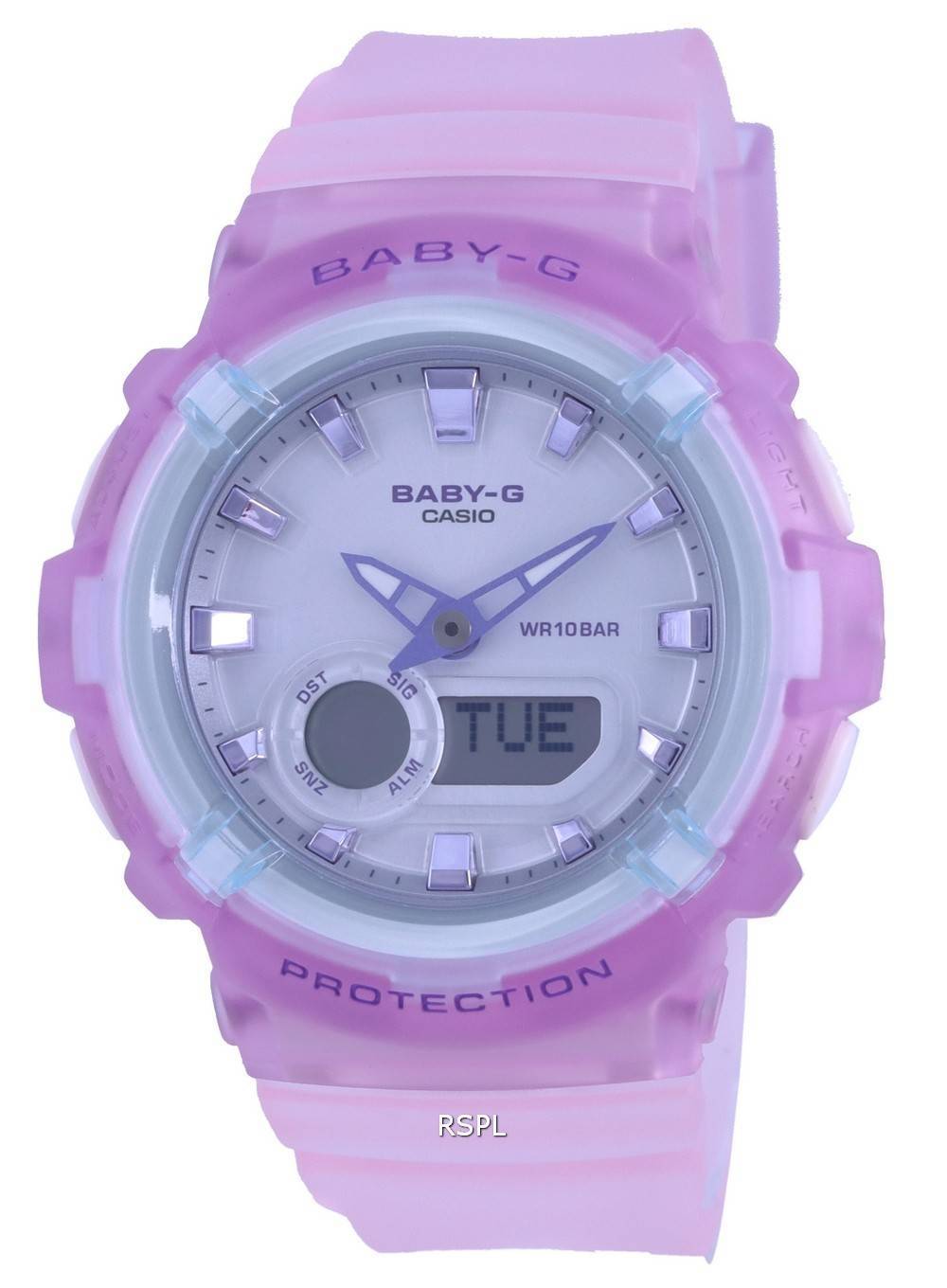 Reloj Casio Baby-G World Time Analog Digital BGA-280-6A BGA280-6 100M para mujer