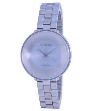 Reloj para mujer Citizen Silver Dial de acero inoxidable Eco-Drive EM0600-87A