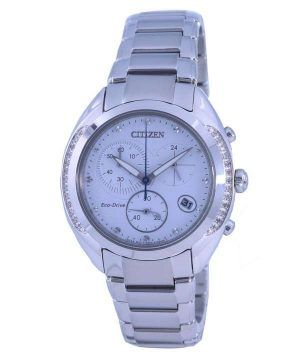 Reloj Citizen Cronógrafo con detalles de diamantes de acero inoxidable Eco-Drive FB1381-54A para mujer