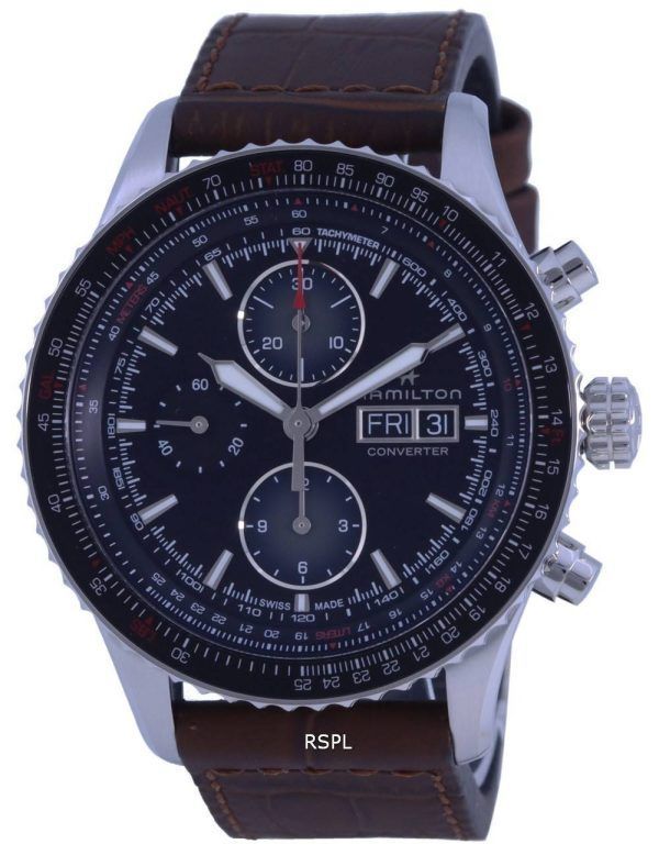 Hamilton Khaki Aviation Converter Chronograph Automatic H76726530 100M Reloj para hombre