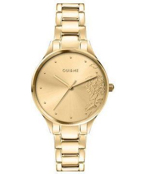 Oui &  Me Petite Bichette Reloj de cuarzo de acero inoxidable en tono dorado ME010218 para mujer