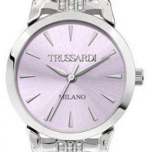 Trussardi T-Original Crystal Accents Reloj de cuarzo de acero inoxidable R2453142507 para mujer