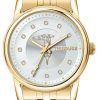 Trussardi T-Joy Crystal Accents Reloj de cuarzo de acero inoxidable en tono dorado R2453150501 para mujer