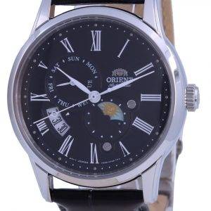 Reloj para hombre Orient Sun &amp, Moon con esfera negra y automático RA-AK0010B10B