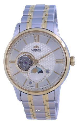 Orient Classic Sun &amp, Moon Open Heart Automático RA-AS0007S10B Reloj para hombre