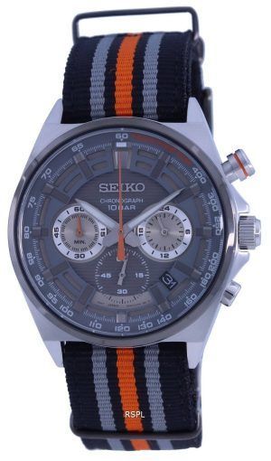 Seiko Neo Sports Chronograph Grey Dial Quartz SSB403 SSB403P1 SSB403P 100M Reloj para hombre