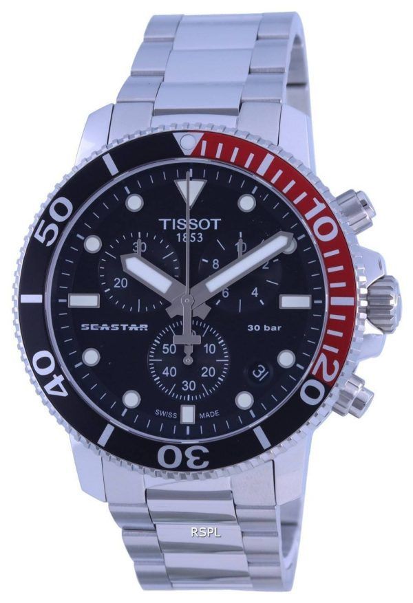 Tissot T-Sport Seastar 1000 Diver's Chronograph Quartz T120.417.11.051.01 T1204171105101 300M Reloj para hombre