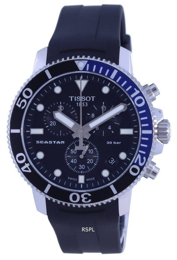 Tissot T-Sport Seastar 1000 Diver's Chronograph Quartz T120.417.17.051.02 T1204171705102 300M Reloj para hombre