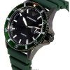Reloj Emporio Armani Green Silicon Black Dial Cuarzo AR11464 100M para hombre