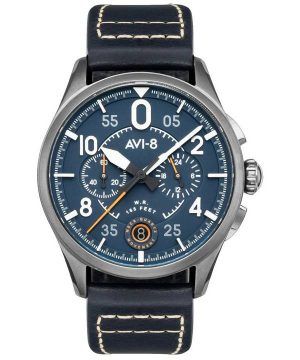AVI-8 Spitfire Lock Channel Cronógrafo azul Cuarzo AV-4089-04 Reloj para hombre
