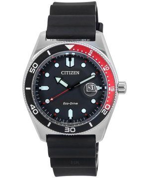 Citizen Eco-Drive Marine Diver esfera negra AW1769-10E 100M Reloj para hombre