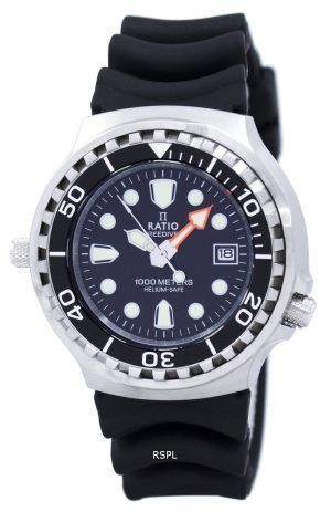 Reloj para hombre Ratio Free Diver Helium Safe 1000M Zafiro Cuarzo 1038EF102V