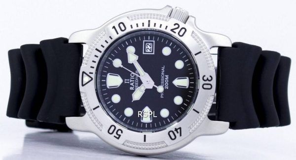Reloj para hombre Ratio Free Diver Professional 200M Sapphire Quartz 22AD202