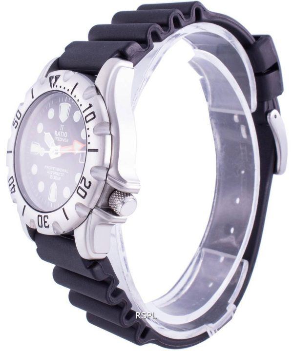 Ratio Free Diver Professional 500M Sapphire Automatic 32BJ202A-BLK Reloj para hombre
