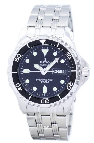 Reloj para hombre Ratio Free Diver Professional 200M Sapphire Quartz 36JL140