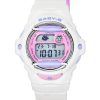 Casio Baby-G Basic Digital Correa de resina blanca Cuarzo BG-169PB-7 200M Reloj para mujer