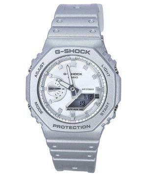 Casio G-Shock Analógico Digital Retrofuture Serie Metálico Plata Cuarzo GA-2100FF-8A 200M Reloj para hombre