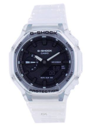 Reloj para hombre Casio G-Shock Skeleton Transparent Diver's Analog Digital Quartz GA-2100SKE-7A GA2100SKE-7 200M