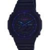 Reloj para hombre Casio G-Shock analógico digital con esfera negra de cuarzo GA-2100VB-1A GA2100VB-1 200M