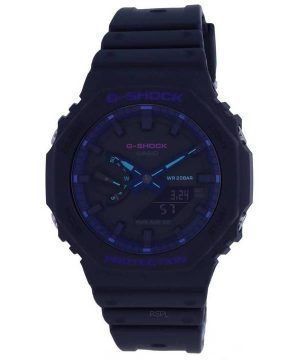 Reloj para hombre Casio G-Shock analógico digital con esfera negra de cuarzo GA-2100VB-1A GA2100VB-1 200M