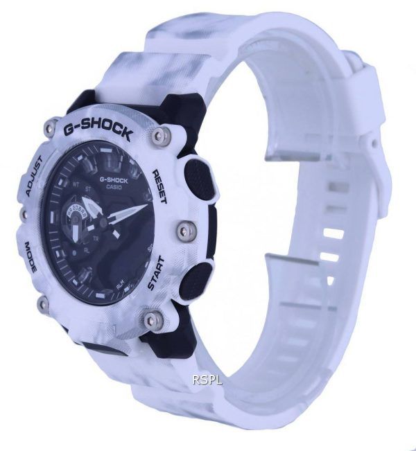 Reloj para hombre Casio G-Shock Grunge Snow Camuflaje Analógico Digital Cuarzo GA-2200GC-7A GA2200GC-7 200M
