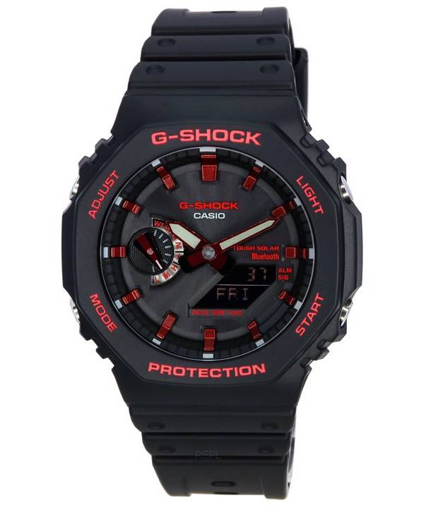 Reloj para hombre Casio G-Shock Analógico Digital X Ignite Serie roja Solar GA-B2100BNR-1A GAB2100BNR-1 200M