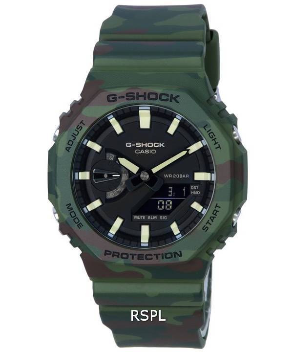 Casio G-Shock Analógico Digital Cuarzo GAE-2100WE-3A GAE2100WE-3 200M Reloj para hombre con bisel y juegos de bandas