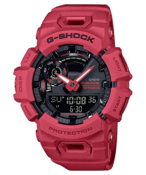 Reloj para hombre Casio G-Shock G-Squad analógico digital con esfera negra GBA-900RD-4A GBA900RD-4 200M