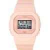 Reloj Casio G-Shock Digital Peach con correa de resina de cuarzo GMD-S5600BA-4 200M para mujer