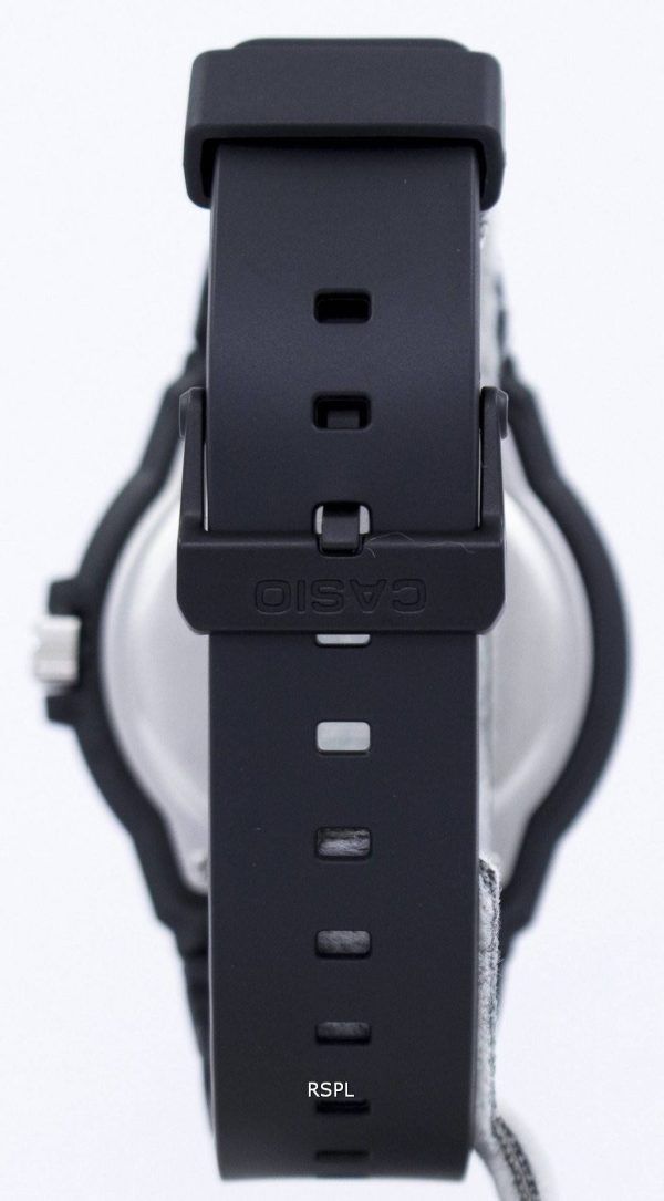 Casio cuarzo analógico 100M negro correa de resina MRW-200H-1BVDF MRW200H-1BVDF reloj para hombre