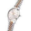 Reloj Philip Watch Grace de dos tonos de acero inoxidable con esfera blanca y cuarzo R8253208515 100M para mujer