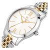 Reloj Philip Watch Grace de dos tonos de acero inoxidable con esfera blanca y cuarzo R8253208516 100M para mujer