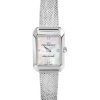 Reloj Philip Watch Newport de acero inoxidable con esfera de rayos de sol blanco y cuarzo R8253213501 para mujer