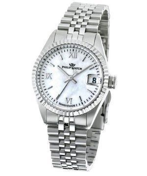 Reloj Philip Watch Caribe Urban de acero inoxidable con esfera blanca y cuarzo R8253597592 100M para mujer