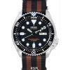 Reloj Seiko Black Dial Automatic Diver's SKX007J1-var-NATO22 200M para hombre