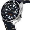Reloj para hombre Seiko Automatic Diver's Ratio Black Leather SKX007K1-LS2 200M