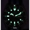 Reloj Seiko SKX007K1-var-NATO20 200M para hombre, esfera negra, automático, para buceador