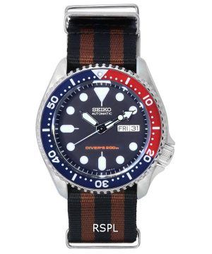 Reloj Seiko Blue Dial Automatic Diver's SKX009K1-var-NATO22 200M para hombre