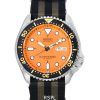 Reloj Seiko Orange Dial Automatic Diver's SKX011J1-var-NATO21 200M para hombre