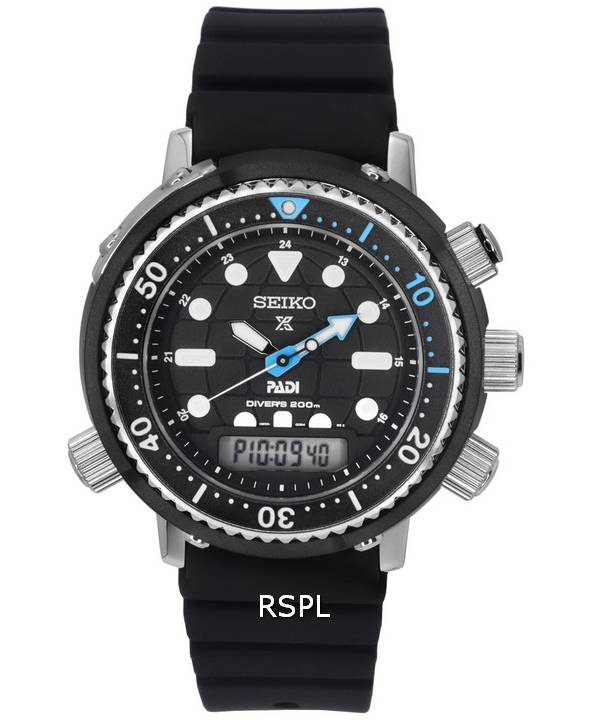 Seiko Prospex Edición especial PADI Arnie Hybrid Solar Diver's SNJ035 SNJ035P1 SNJ035P 200M Reloj para hombre
