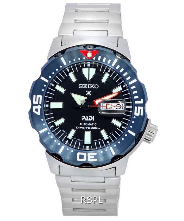 Reloj para hombre Seiko Prospex Padi Monster Automatic Diver's SRPE27 SRPE27J1 SRPE27J 200M