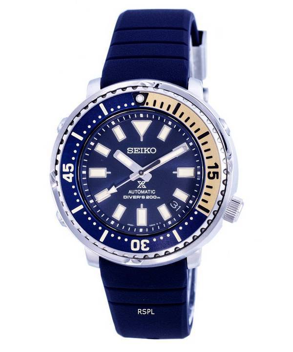 Reloj para hombre Seiko Prospex Street Series Tuna Safari Edition con esfera azul Diver's Automatic SRPF81K1 SRPF81K 200M
