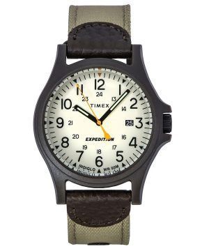 Reloj para hombre Timex Expedition Camper Acadia con esfera color crema y cuarzo TW4B23700