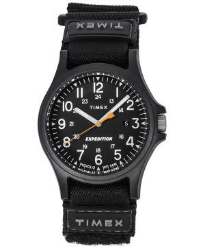 Reloj para hombre Timex Expedition Acadia con correa de nailon y esfera negra de cuarzo TW4B23800