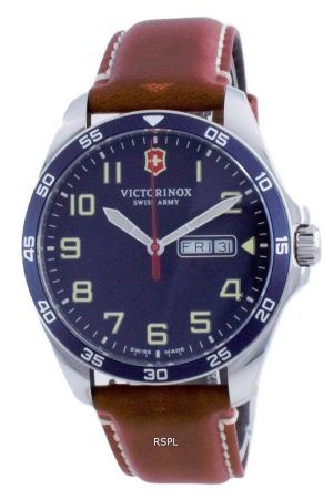 Victorinox Fieldforce Reloj para hombre con esfera azul de acero inoxidable y cuarzo 241848 100M