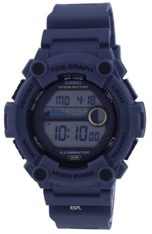 Casio Youth Tide Graph/Moon Phase Digital WS-1300H-8AV WS1300H-8 100M Reloj para hombre