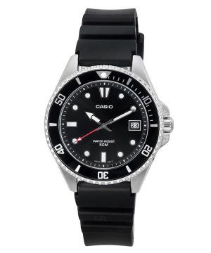 Reloj Casio MDV-10-1A1 de cuarzo con esfera negra y correa de resina analógica estándar para hombre