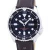 De Seiko Automatic Diver relación cuero marrón oscuro SKX007J1-LS11 200 metros Watch de Men