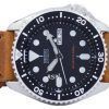 Reloj para hombre Seiko Automatic Diver's 200M Ratio Brown Leather SKX007K1-LS9
