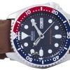 Reloj para hombre Seiko Automatic Diver's 200M Ratio Brown Leather SKX009K1-LS12